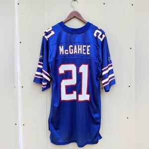 Willis McGahee #21 Buffalo Bills Reebok NFL Blue Football Jersey Men’s Size M